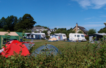 tent plaats camping aan zee